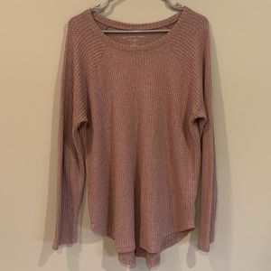 Waffle weave American Eagle long sleeve shirt